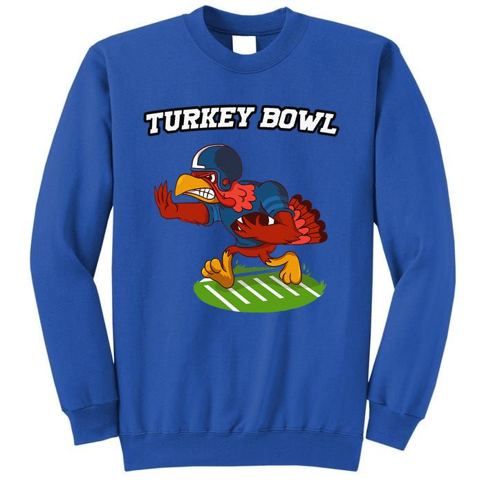 Turkey Bowl Thanksgiving Football Pilgrim Tall Sweatshirt