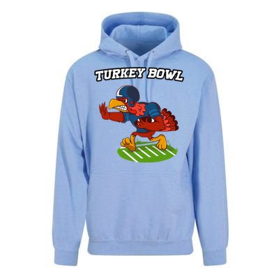 Turkey Bowl Thanksgiving Football Pilgrim Unisex Surf Hoodie