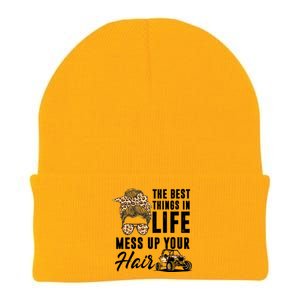 The Best Things In Life Mess Up Your Hair Utv Sxs Gift Knit Cap Winter Beanie