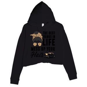 The Best Things In Life Mess Up Your Hair Utv Sxs Gift Crop Fleece Hoodie