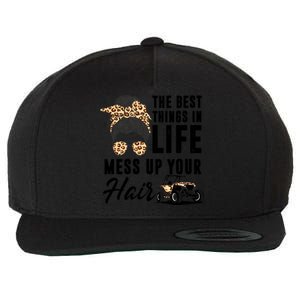 The Best Things In Life Mess Up Your Hair Utv Sxs Gift Wool Snapback Cap