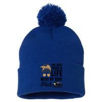 The Best Things In Life Mess Up Your Hair Utv Sxs Gift Pom Pom 12in Knit Beanie