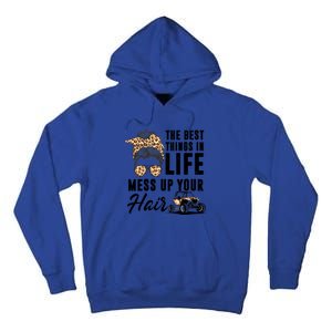 The Best Things In Life Mess Up Your Hair Utv Sxs Gift Tall Hoodie