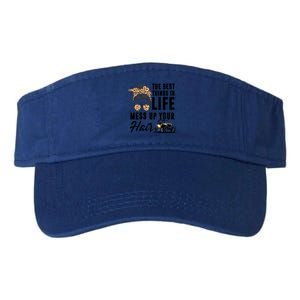 The Best Things In Life Mess Up Your Hair Utv Sxs Gift Valucap Bio-Washed Visor