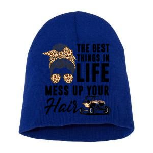 The Best Things In Life Mess Up Your Hair Utv Sxs Gift Short Acrylic Beanie