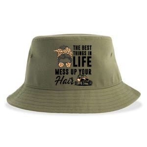 The Best Things In Life Mess Up Your Hair Utv Sxs Gift Sustainable Bucket Hat