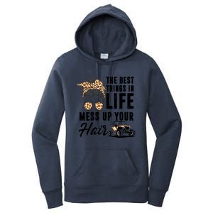 The Best Things In Life Mess Up Your Hair Utv Sxs Gift Women's Pullover Hoodie