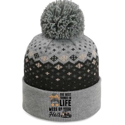 The Best Things In Life Mess Up Your Hair Utv Sxs Cool Gift The Baniff Cuffed Pom Beanie