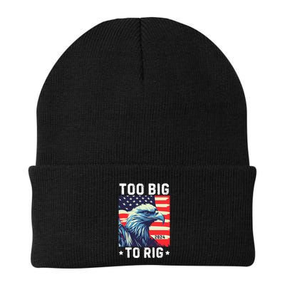 Too Big To Rig Funny Conservative 2024 Beanie