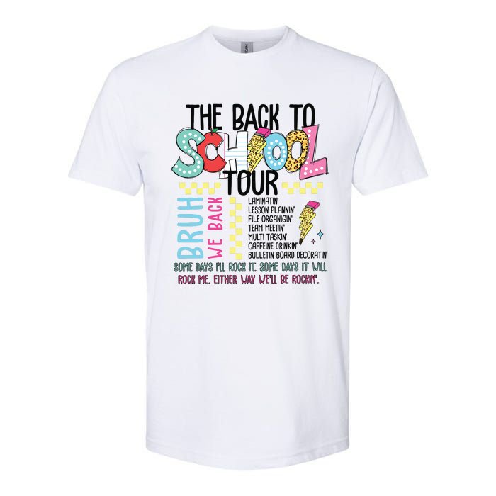 The Back To School Bruh We Back Softstyle® CVC T-Shirt