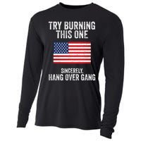 Try Burning This One Sincerely Hang Over Gang Tom Macdonald Cooling Performance Long Sleeve Crew