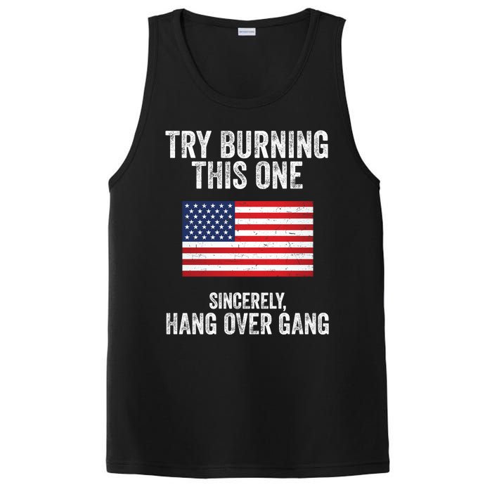 Try Burning This One Sincerely Hang Over Gang Tom Macdonald PosiCharge Competitor Tank