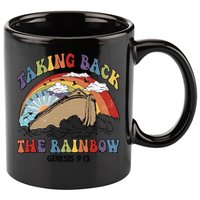 Taking Back The Rainbow Christian Jesus Rainbow Ship 11oz C Handle Ceramic Mug