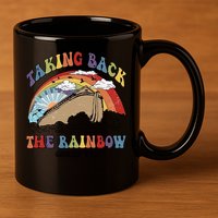 Taking Back The Rainbow Christian Jesus Rainbow Ship 11oz C Handle Ceramic Mug