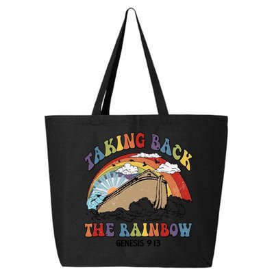 Taking Back The Rainbow Christian Jesus Rainbow Ship 25L Jumbo Tote