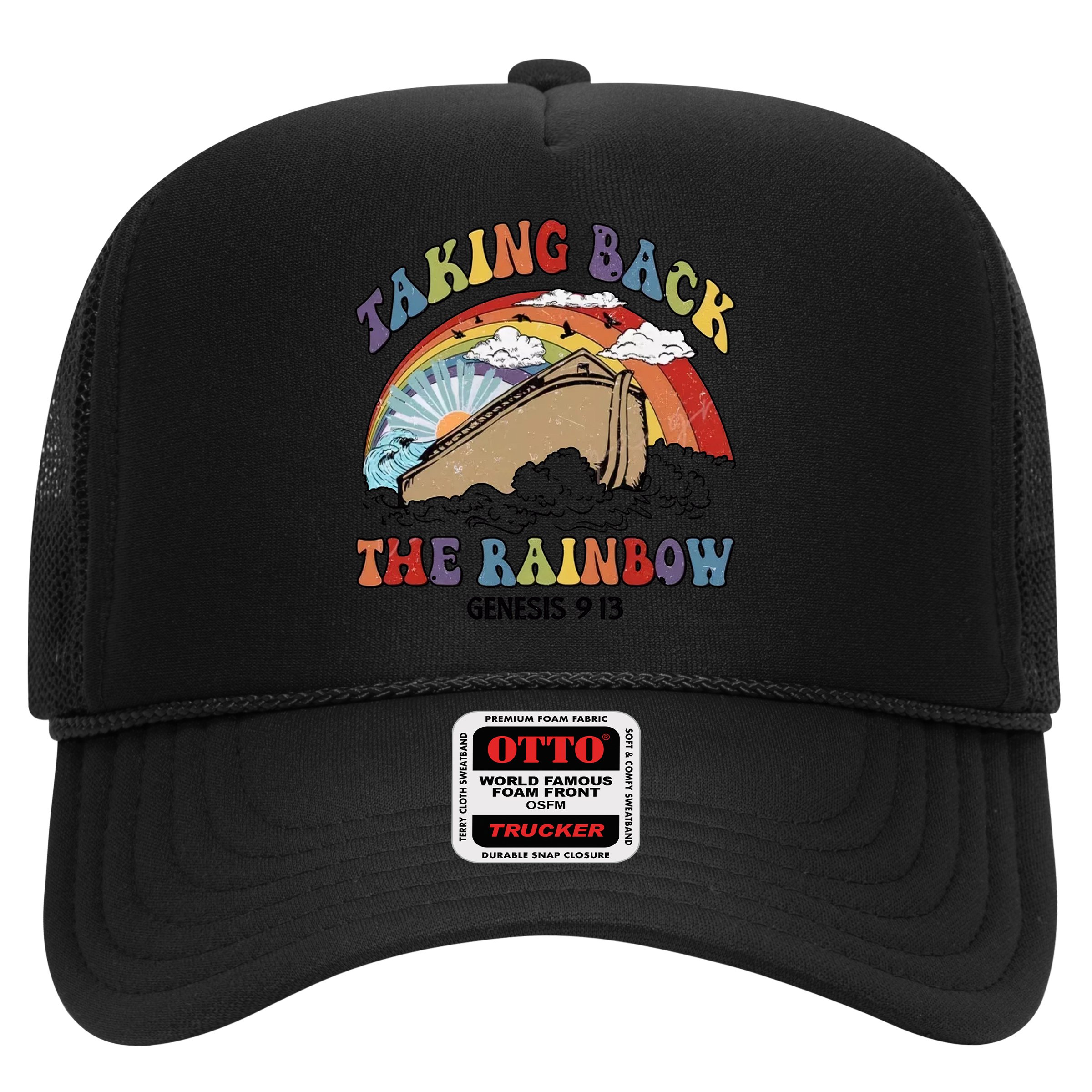 Taking Back The Rainbow Christian Jesus Rainbow Ship Hat