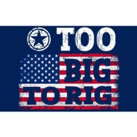 Too Big To Rig Saying Trump 2024 Bumper Sticker