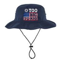 Too Big To Rig Saying Trump 2024 Legacy Cool Fit Booney Bucket Hat