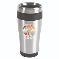 Trombone Bad To The Bone Retro Skeleton Marching Band Player 16oz Travel Tumbler