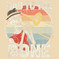 Trombone Bad To The Bone Retro Skeleton Marching Band Player Bag
