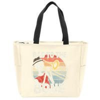 Trombone Bad To The Bone Retro Skeleton Marching Band Player Zip Tote Bag