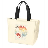 Trombone Bad To The Bone Retro Skeleton Marching Band Player Zip Tote Bag