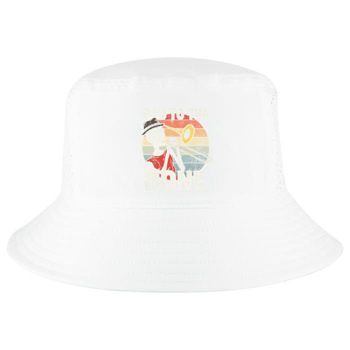 Trombone Bad To The Bone Retro Skeleton Marching Band Player Cool Comfort Performance Bucket Hat