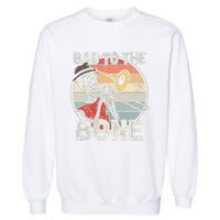 Trombone Bad To The Bone Retro Skeleton Marching Band Player Garment-Dyed Sweatshirt