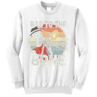 Trombone Bad To The Bone Retro Skeleton Marching Band Player Sweatshirt