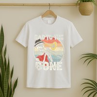 Trombone Bad To The Bone Retro Skeleton Marching Band Player T-Shirt