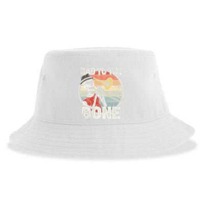 Trombone Bad To The Bone Retro Skeleton Marching Band Player Sustainable Bucket Hat