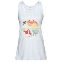 Trombone Bad To The Bone Retro Skeleton Marching Band Player Ladies Essential Flowy Tank