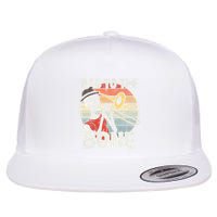 Trombone Bad To The Bone Retro Skeleton Marching Band Player Flatbill Hat