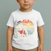 Trombone Bad To The Bone Retro Skeleton Marching Band Player Toddler T-Shirt