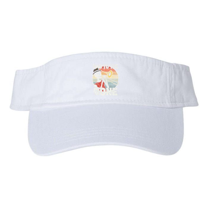 Trombone Bad To The Bone Retro Skeleton Marching Band Player Visor