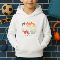 Trombone Bad To The Bone Retro Skeleton Marching Band Player Kids Hoodie