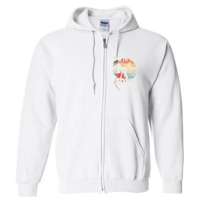 Trombone Bad To The Bone Retro Skeleton Marching Band Player Full Zip Hoodie