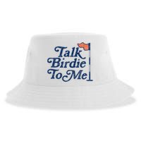 Talk Birdie To Me Funny Golfer Dad Fathers Day Golf Sustainable Bucket Hat