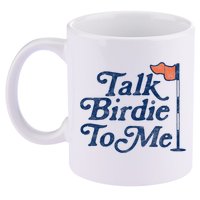 Talk Birdie To Me Funny Golfer Dad Fathers Day Golf 11oz C Handle Ceramic Mug