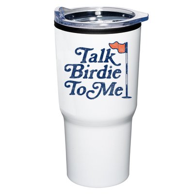 Talk Birdie To Me Funny Golfer Dad Fathers Day Golf Tumbler
