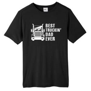 Trucker Best Trucking Dad Ever Gift Tall Fusion ChromaSoft Performance T-Shirt