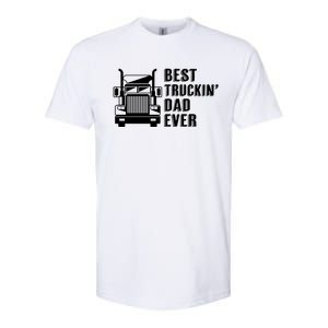 Trucker Best Trucking Dad Ever Gift Softstyle CVC T-Shirt