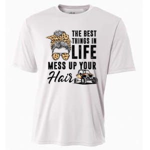 The Best Things In Life Mess Up Your Hair UTV SXS Cooling Performance Crew T-Shirt