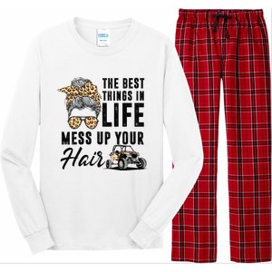 The Best Things In Life Mess Up Your Hair UTV SXS Long Sleeve Pajama Set