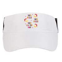Taco Bells Taco All The Way Funny Christmas Adult Drive Performance Visor