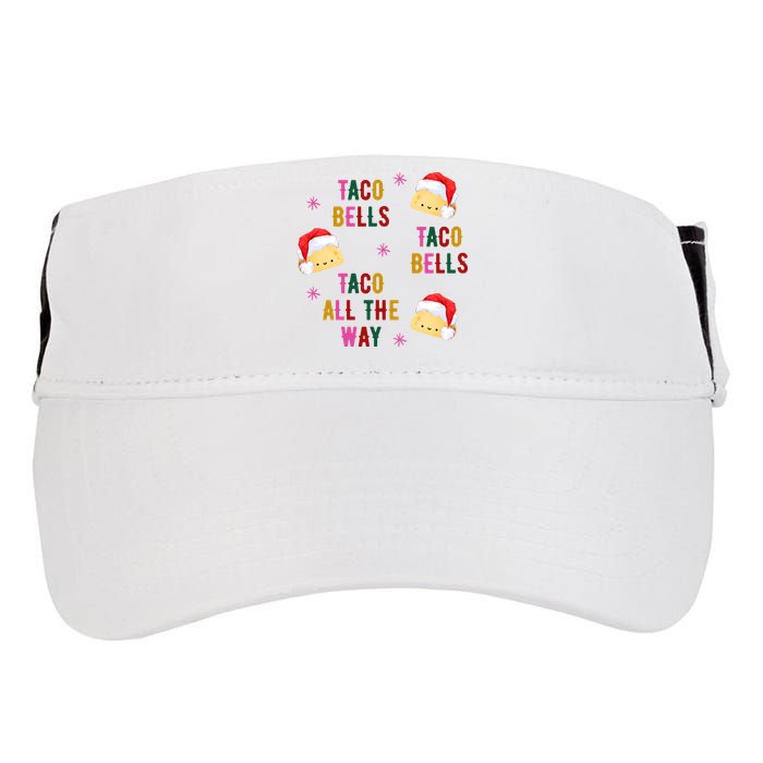 Taco Bells Taco All The Way Funny Christmas Adult Drive Performance Visor