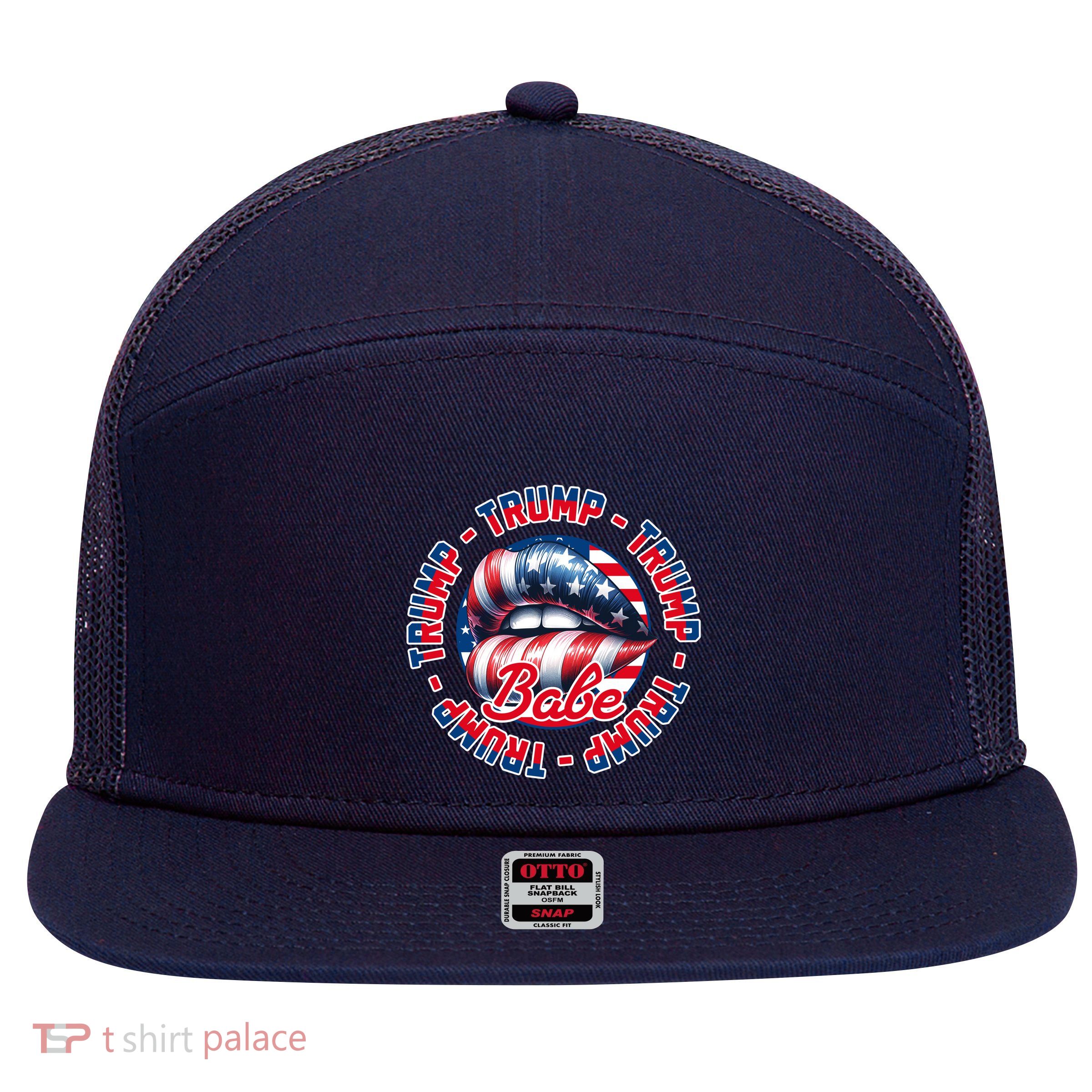 Trump Babe 7 Panel Mesh Trucker Snapback Hat
