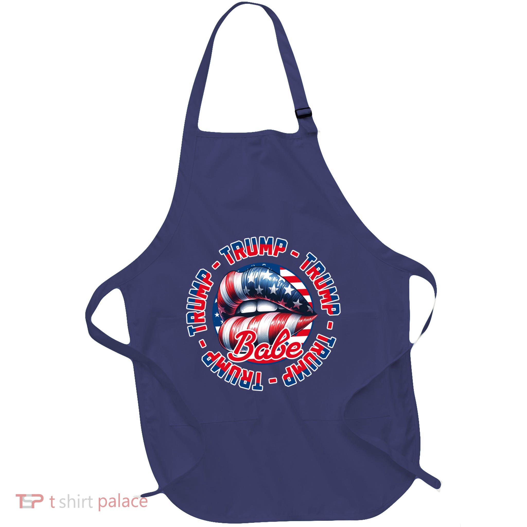 Trump Babe Full-Length Apron With Pockets