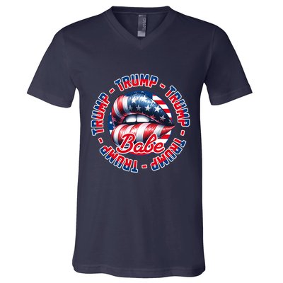 Trump Babe V-Neck T-Shirt