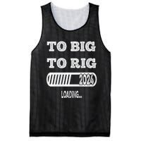 To Big To Rig 2024 Fanny Trump Quote Mesh Reversible Basketball Jersey Tank